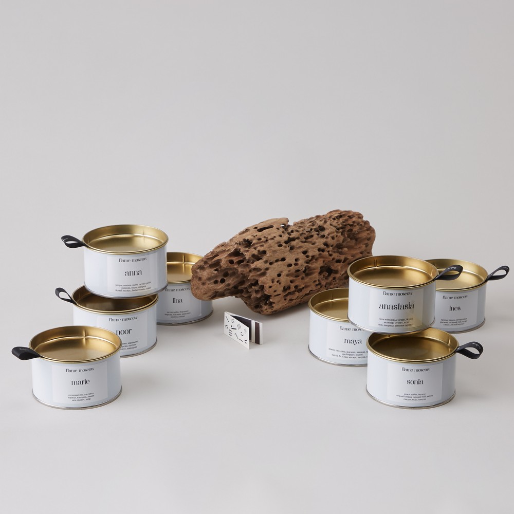 Свеча FLAME в металле Lina Свеча FLAME в металле Lina