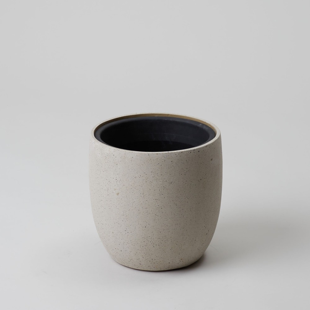 Кашпо Округлый конус d23 Белый песок Кашпо Округлый конус d23 Белый песок