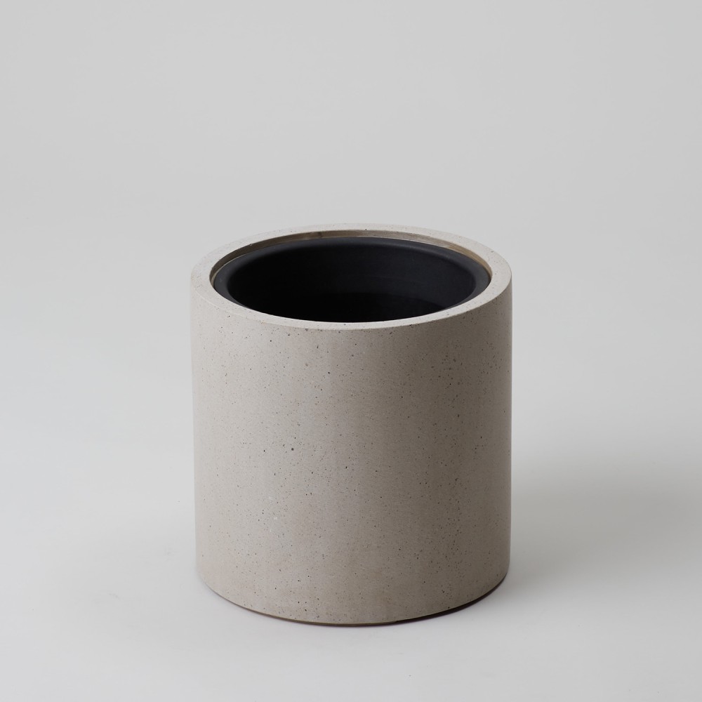 Кашпо Цилиндр Белый песок d23 Кашпо Цилиндр Белый песок d23