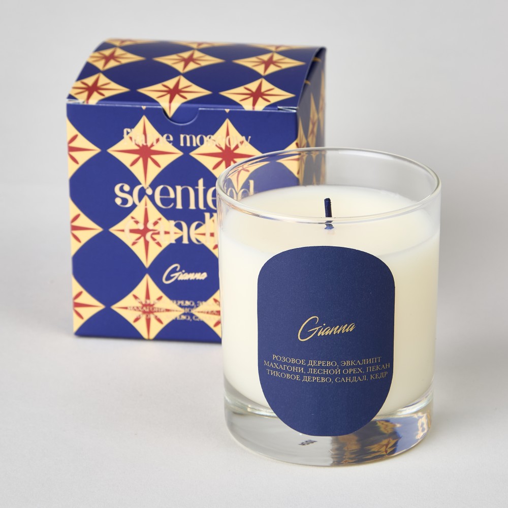 Свеча FLAME в стекле Gianna