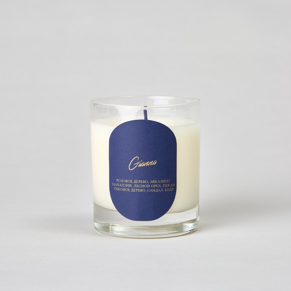 Свеча FLAME в стекле Gianna