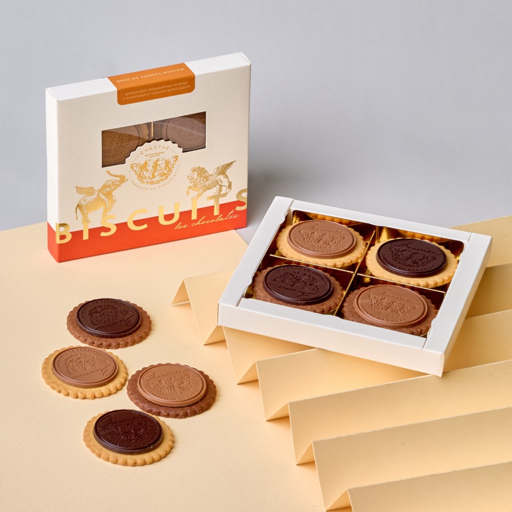 Шоколадно-миндальное печенье 